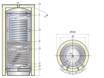 Ohřívač MX1W s výměníkem