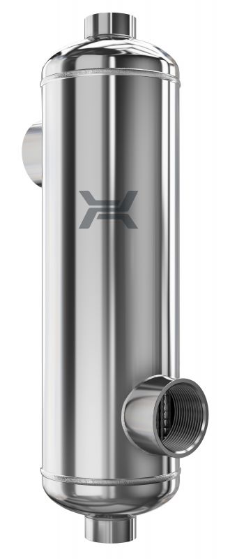 Trubkový nerezový bazénový výměník B 70