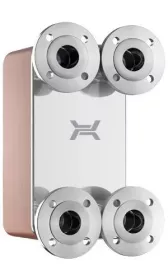 Pájený nerezový deskový výměník tepla LC110 - 180 DN50.CS