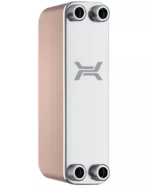Schimbător de căldură cu plăci din oțel inoxidabil lipit LA22 - 10 3/4" HEXONIC